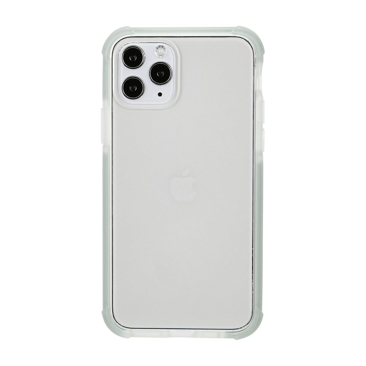 AmazonBasics iPhone 11 Pro Crystal Mobile Phone Case (Protective & Anti Scratch) - Green Accent (Renewed)