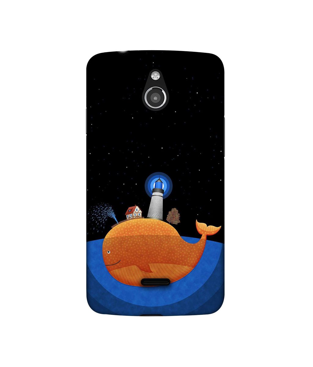 Amazon Brand - Solimo Designer Whale 3D Printed Hard Back Case Mobile Cover for InFocus M2