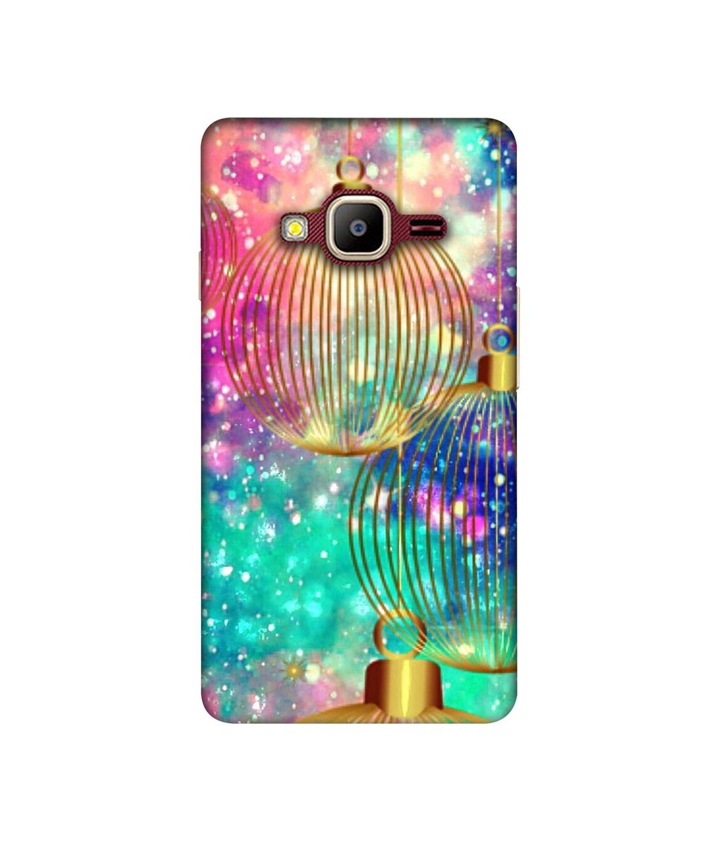 Amazon Brand - Solimo Designer Hanging Balls 3D Printed Hard Back Case Mobile Cover for Samsung Z2