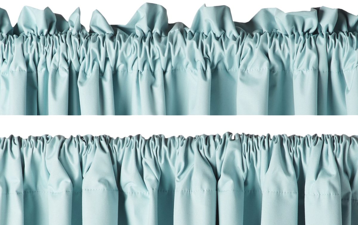 Amazon Basics Heat-Insulating Thermal Blackout Curtains, Pack of 2, 168 x 137 cm (W x L), Sea Green
