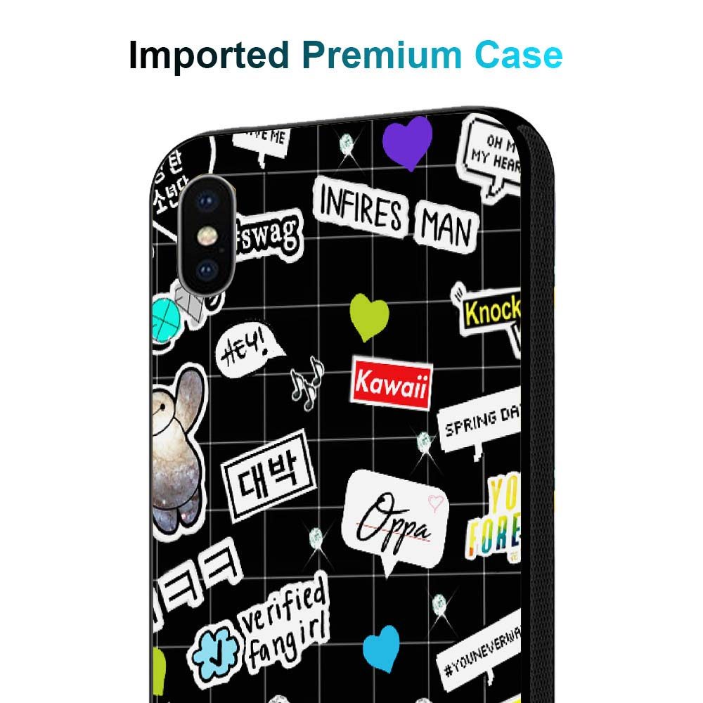 Amazon Brand - Solimo Designer Hearts Printed Hard Back Case Mobile Cover for Apple iPhone Xs Max (D1257)