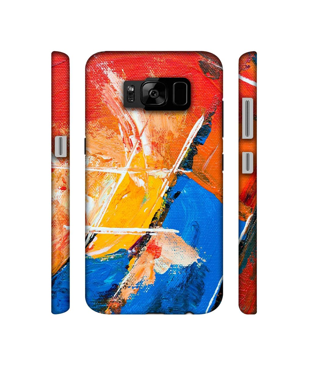 Amazon Brand - Solimo Designer Color Impression On Canvas 3D Printed Hard Back Case Mobile Cover for Samsung Galaxy S8 Plus