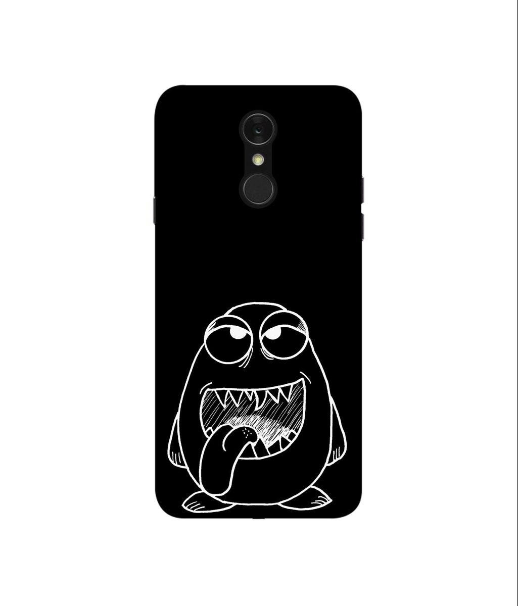 Amazon Brand - Solimo Designer Cartoon Pattern 3D Printed Hard Back Case Mobile Cover for LG Q7