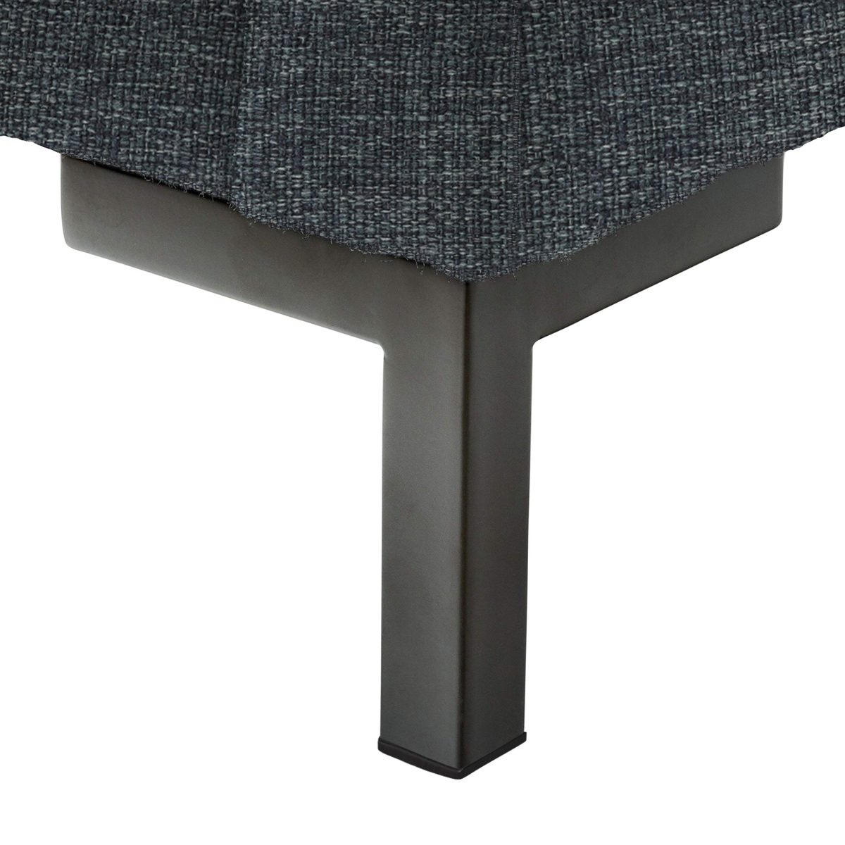 Amazon Brand – Rivet Edgewest Low Back Modern Right U-Sectional, 117"W, Eclipse Blue