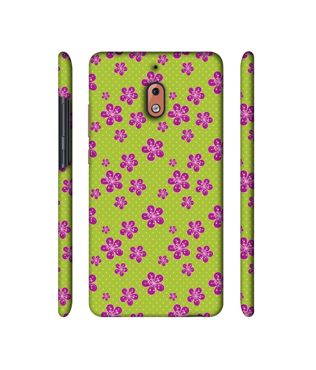 Amazon Brand - Solimo Designer Pink Flower Patterns 3D Printed Hard Back Case Mobile Cover for Nokia 2.1