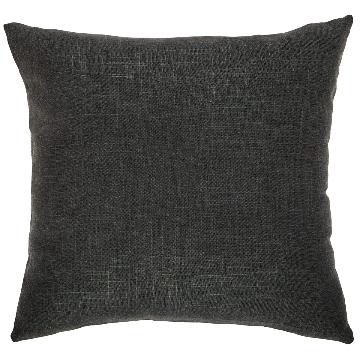 Amazon Brand – Stone & Beam Classic Ticking Stripe Throw Pillow - 17 x 17 Inch, Pewter