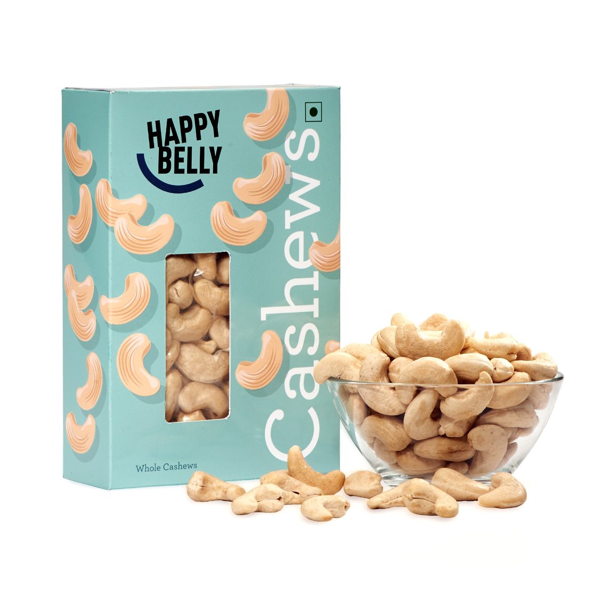 Happy Belly Cashews, 250g