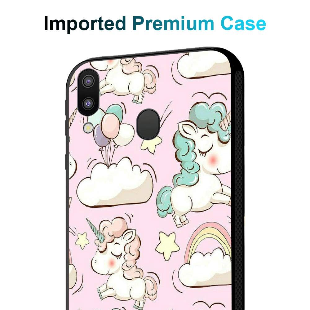 Amazon Brand - Solimo Designer Magical Unicorn Printed Hard Back Case Mobile Cover for Samsung Galaxy M20 (D1268)