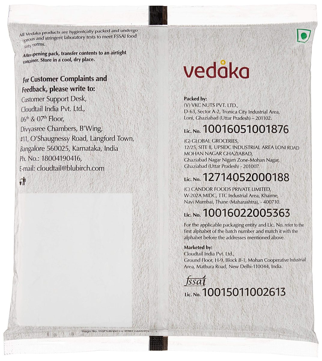 Vedaka Premium Dried Apricots, 100g