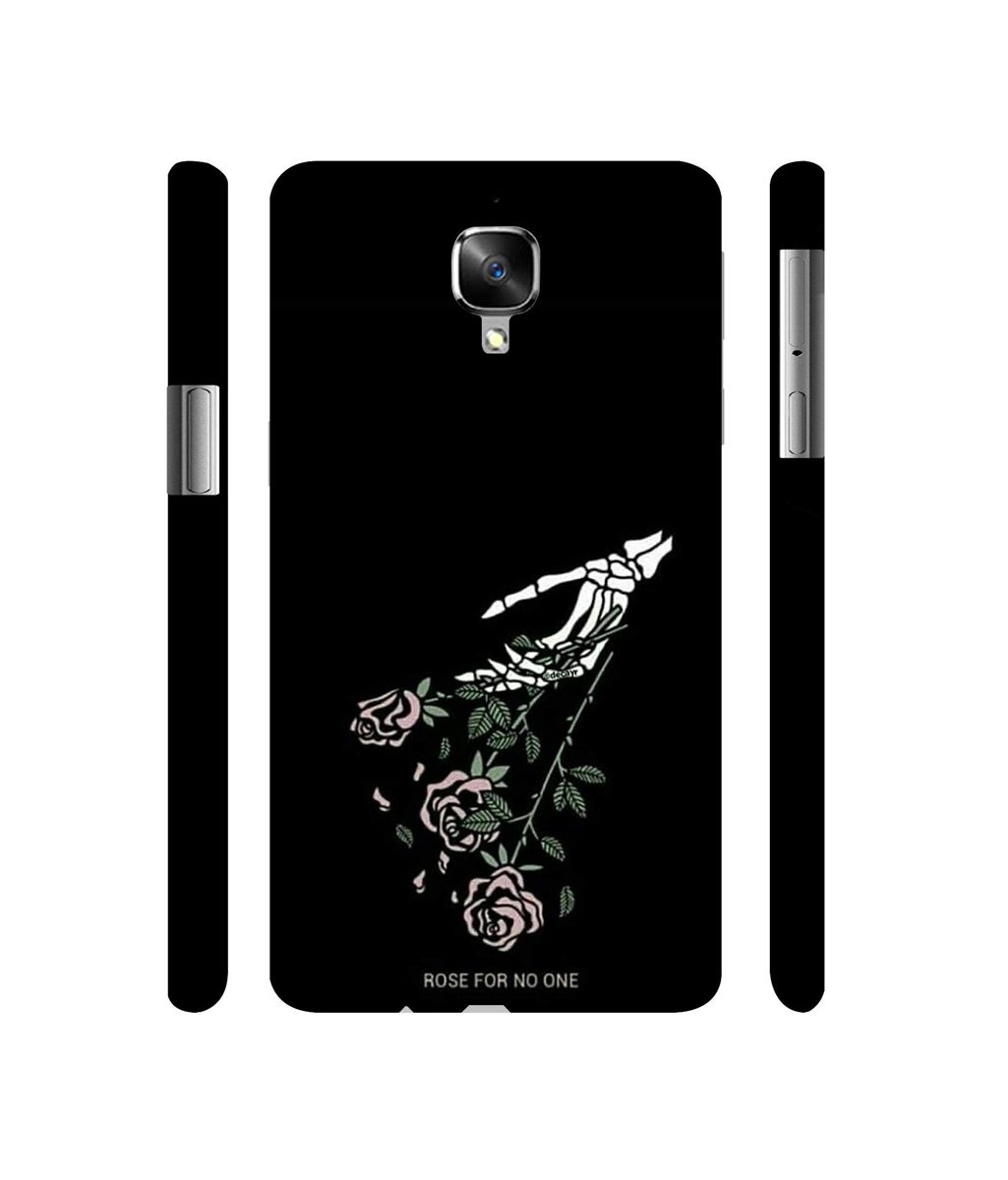Amazon Brand - Solimo Designer Rose for No One 3D Printed Hard Back Case Mobile Cover for OnePlus 3 / OnePlus 3T