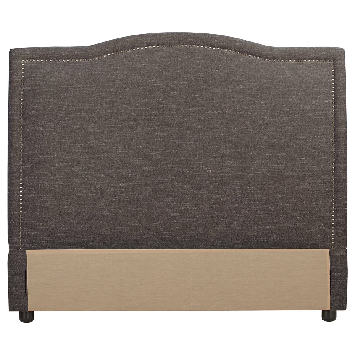 Amazon Brand – Stone & Beam Bridgewater Curved King Headboard, 82"W, Curious Charcoal