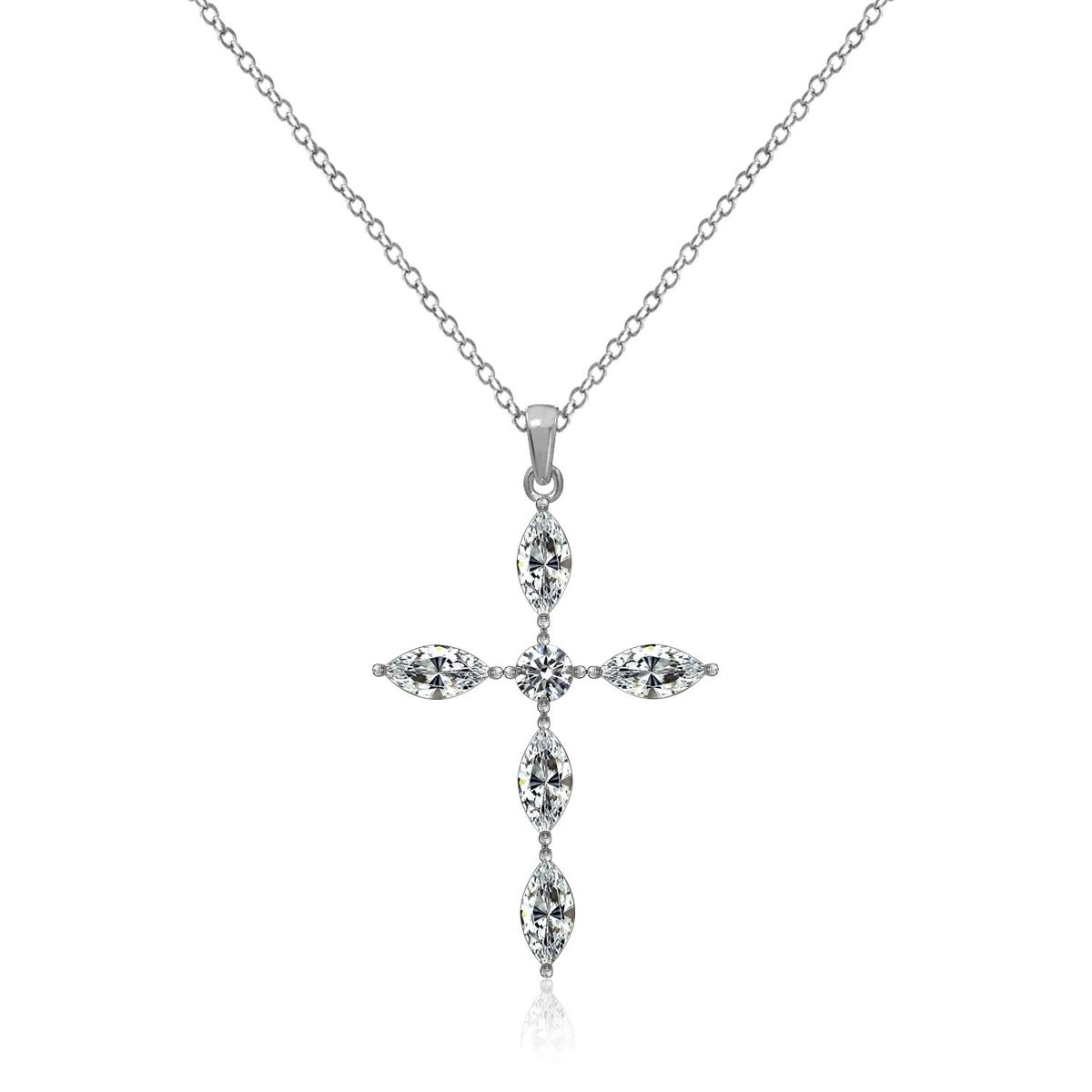 [Find] Amazon Collection puratinamekkisuta-ringusiruba-kuriama-kisu and raundokyu-bikkuzirukoniakurosupendanto Pendant jep02736 _ 120cl00qd00