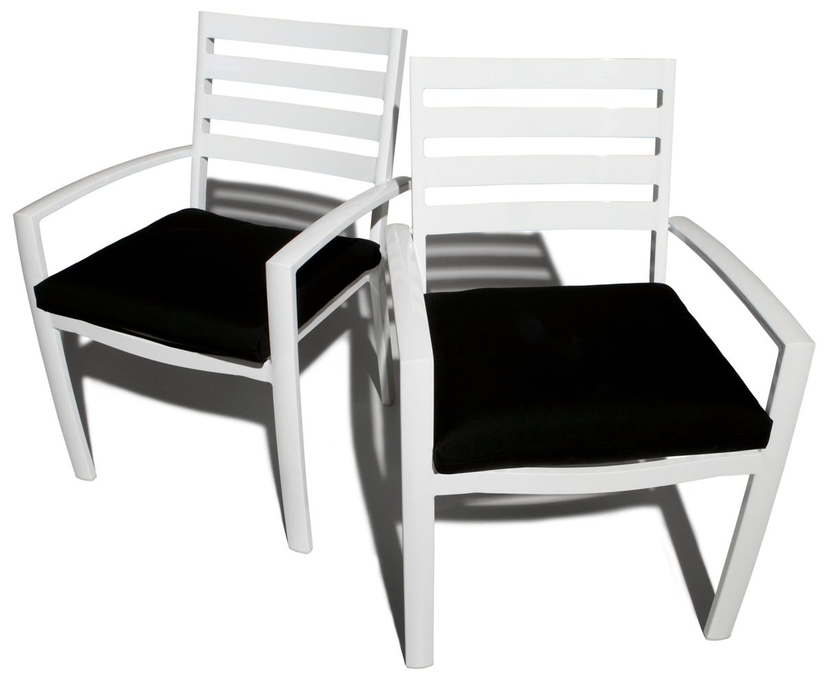 Strathwood St. Croix Dining Arm Chair Cushion, Set of 2