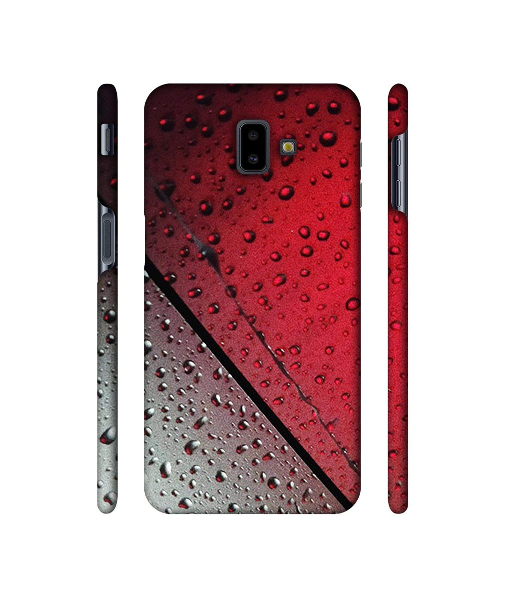 Amazon Brand - Solimo Designer Water Drop On Glass 3D Printed Hard Back Case Mobile Cover for Samsung Galaxy J6 Plus