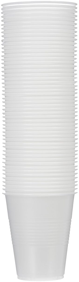 AmazonBasics Plastic Cups, Clear, 7 Ounce, Pack of 500