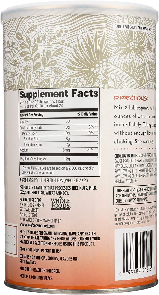 365 EVERYDAY VALUE Psyllium Husk Flakes, 12 OZ