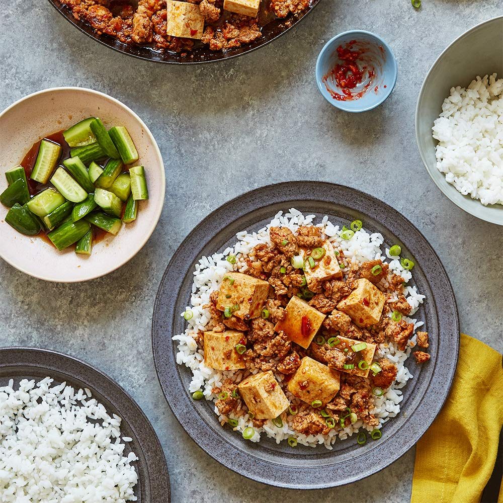 AMAZON Szechuan-Style Pork & Tofu with Smashed Cucumber Salad, 45 OZ