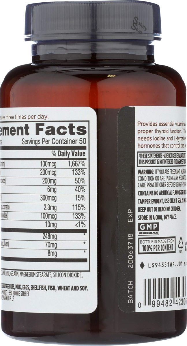 WHOLE FOODS MARKET Thyroid Complete Capsules, 100 CT