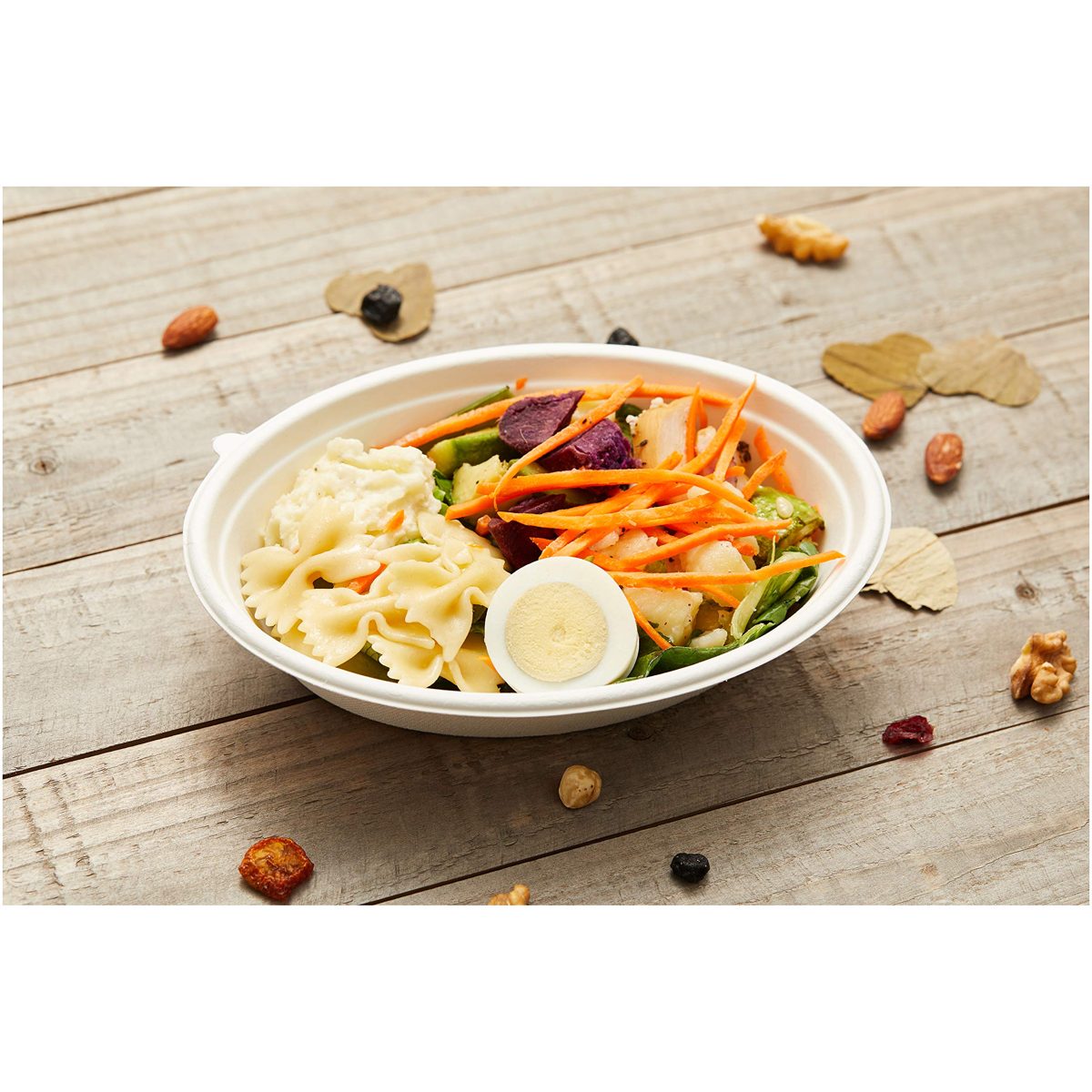 AmazonBasics Compostable Burrito Bowl, 20 oz, 500 Bowls