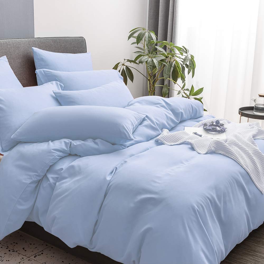 UMI Merryfeel Microfibre Duvet Cover Set, Light and Soft