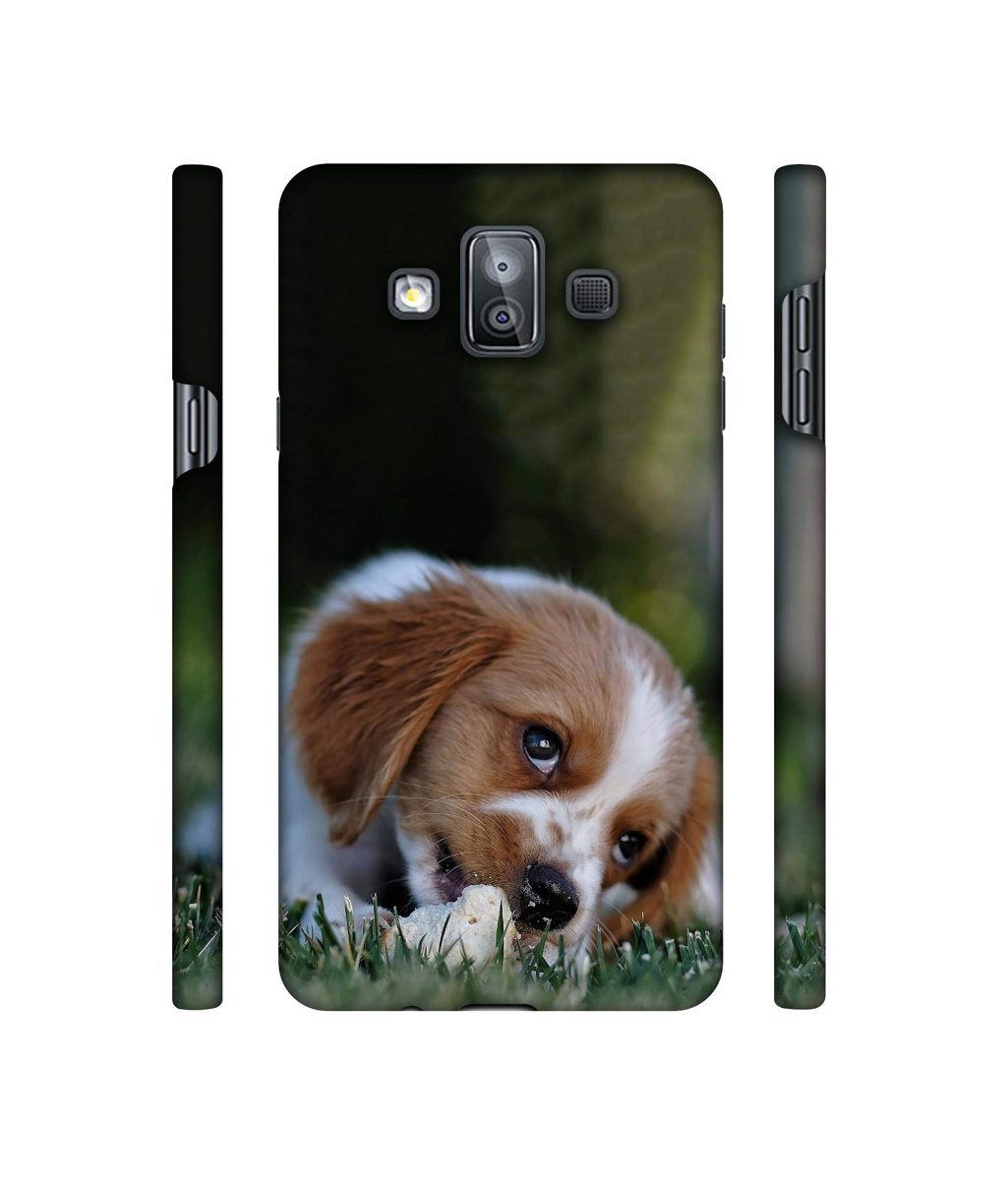 Amazon Brand - Solimo Designer Cute Puppy 3D Printed Hard Back Case Mobile Cover for Samsung Galaxy J7 Duo