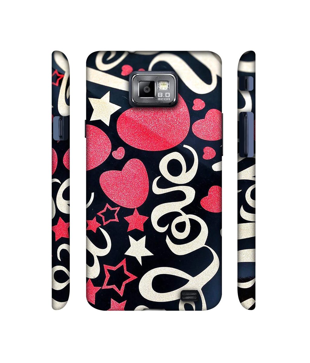 Amazon Brand - Solimo Designer Love You 3D Printed Hard Back Case Mobile Cover for Samsung Galaxy S2
