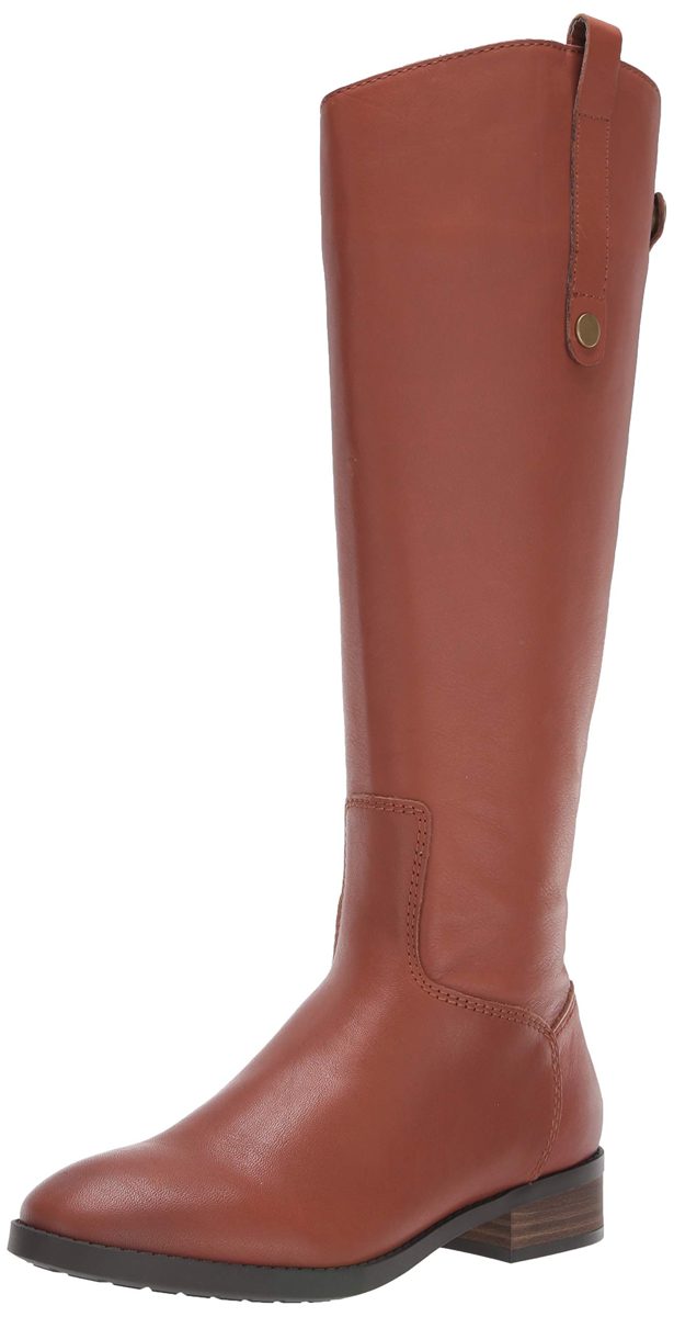 Amazon Brand - 206 Collective Women's Voltan Leather Fashion Boot, Cognac, 10 B US
