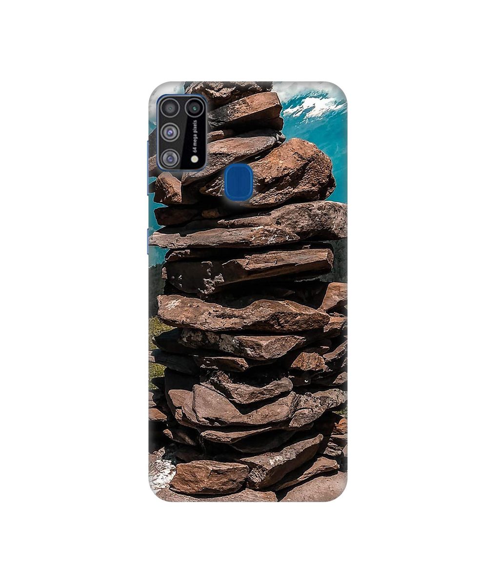 Amazon Brand - Solimo Designer Rocks 3D Printed Hard Back Case Mobile Cover for Samsung Galaxy M31