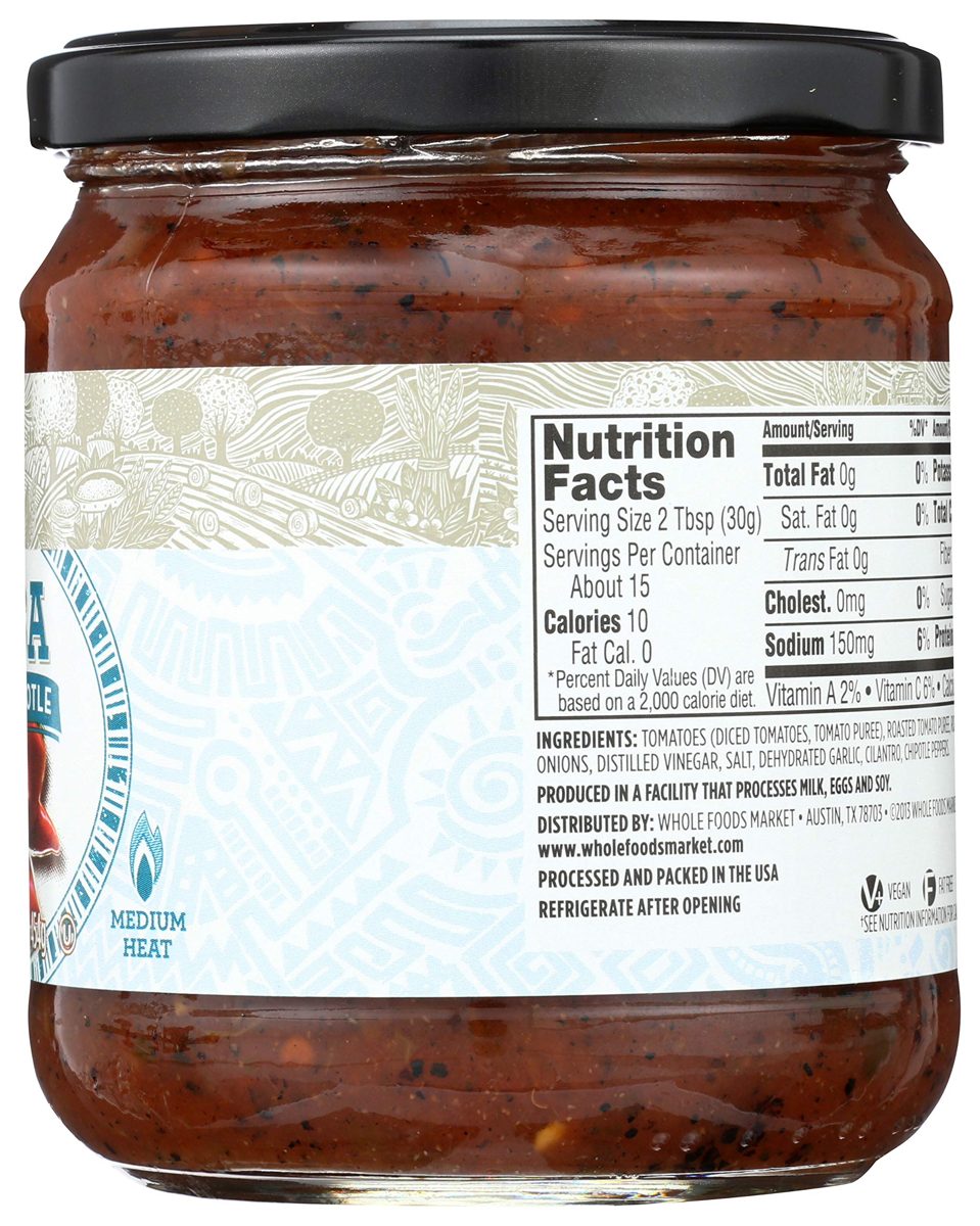 365 Everyday Value, Roasted Chipotle Salsa, 16 oz