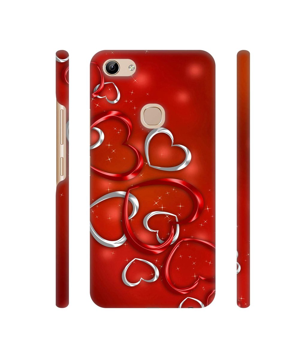 Amazon Brand - Solimo Designer Hearts 3D Printed Hard Back Case Mobile Cover for Vivo Y81