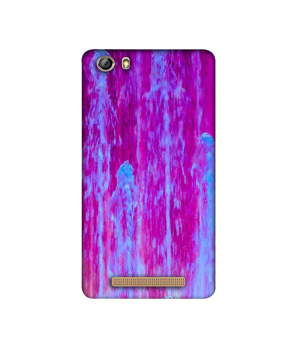 Amazon Brand - Solimo Designer Pink Color Fall 3D Printed Hard Back Case Mobile Cover for Gionee Marathon M5 lite