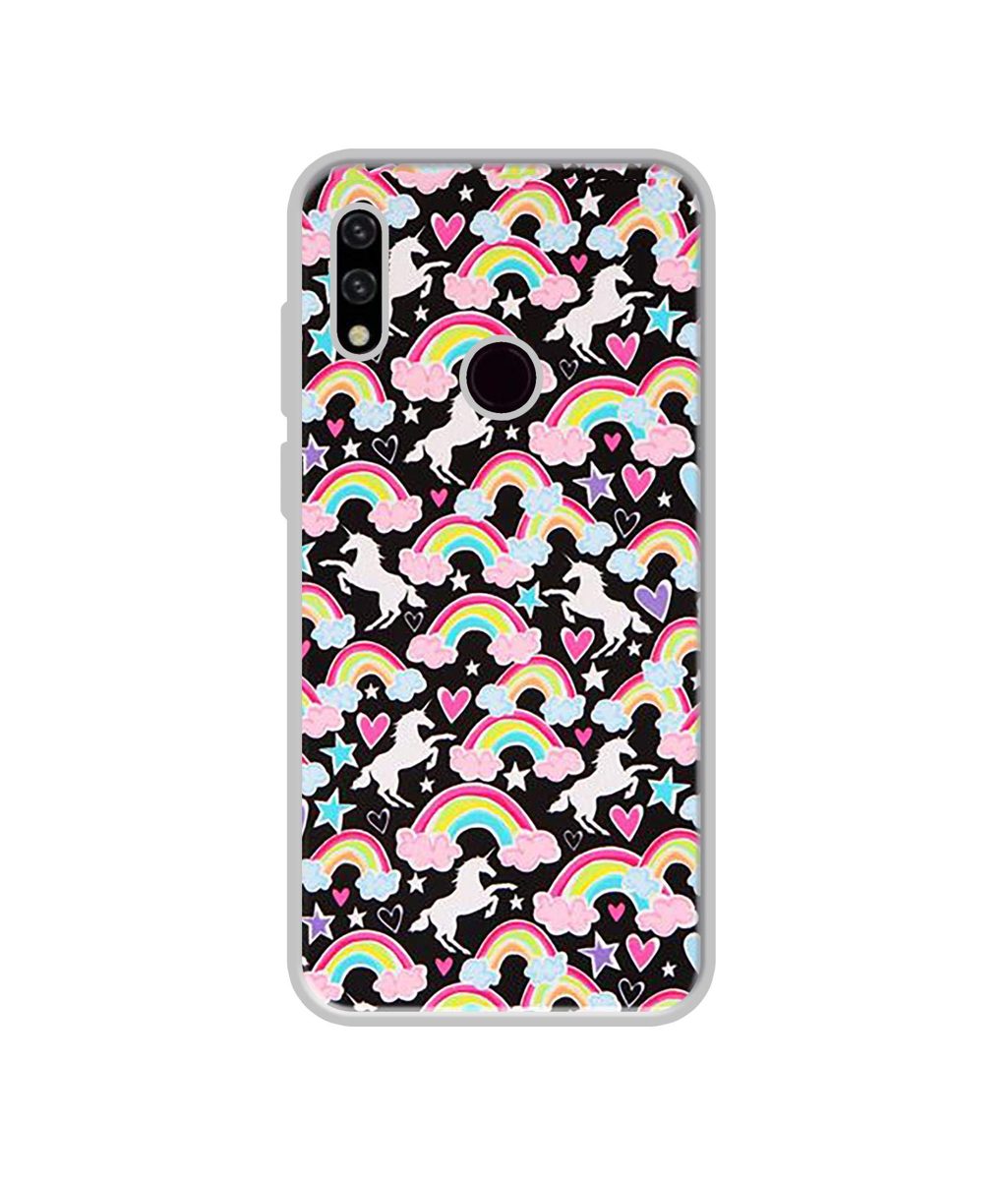 Amazon Brand - Solimo Designer Unicorn Texture UV Printed Soft Back Case Mobile Cover for Micromax Ione Note
