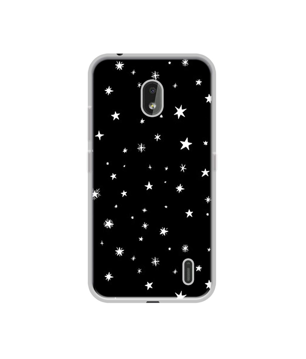 Amazon Brand - Solimo Designer Sperking Stars UV Printed Soft Back Case Mobile Cover for Nokia 2.2