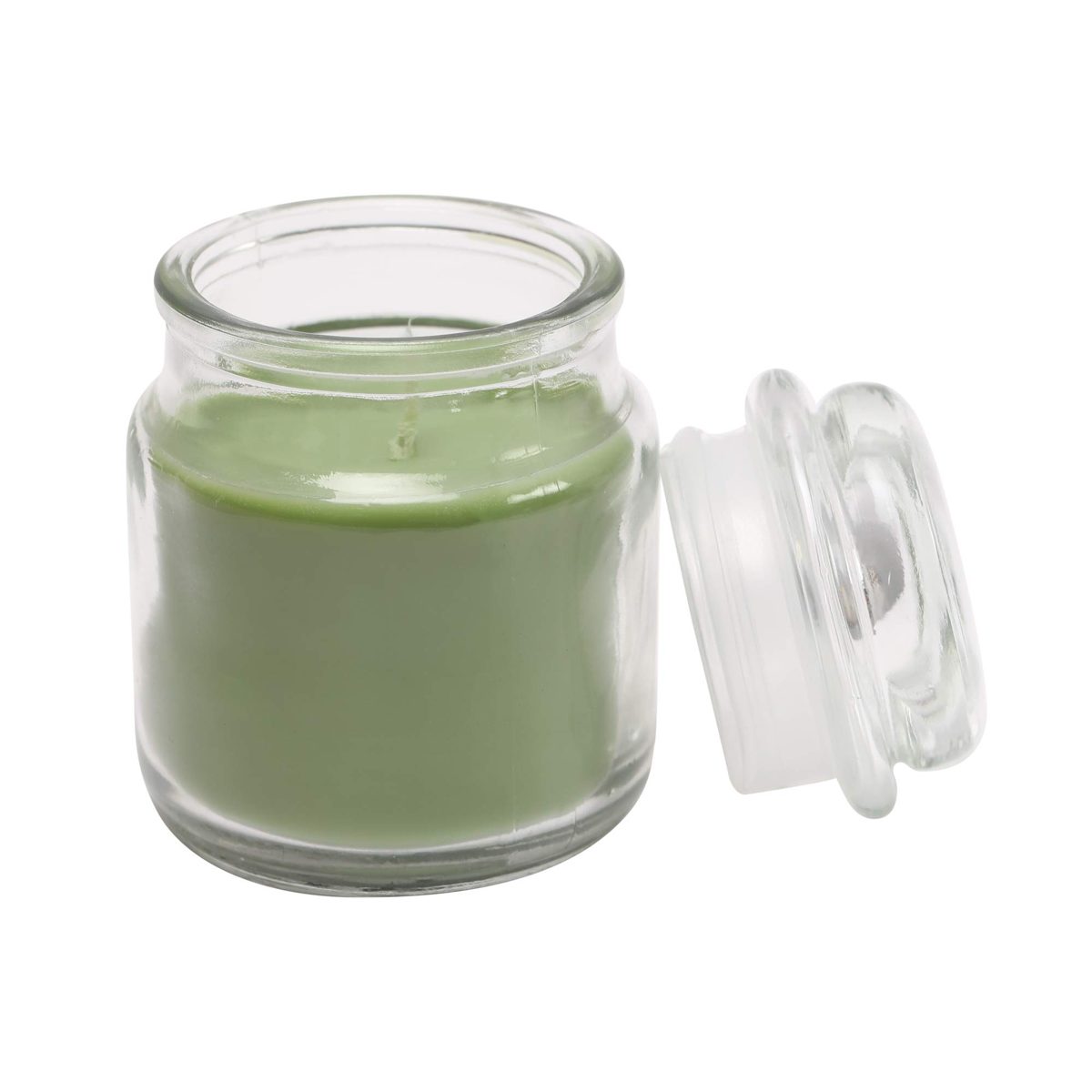 Amazon Brand - Solimo 3 Oz Jar Candles, Pack of 3 (Scented - Jasmine, Lemon Grass & Sandalwood)