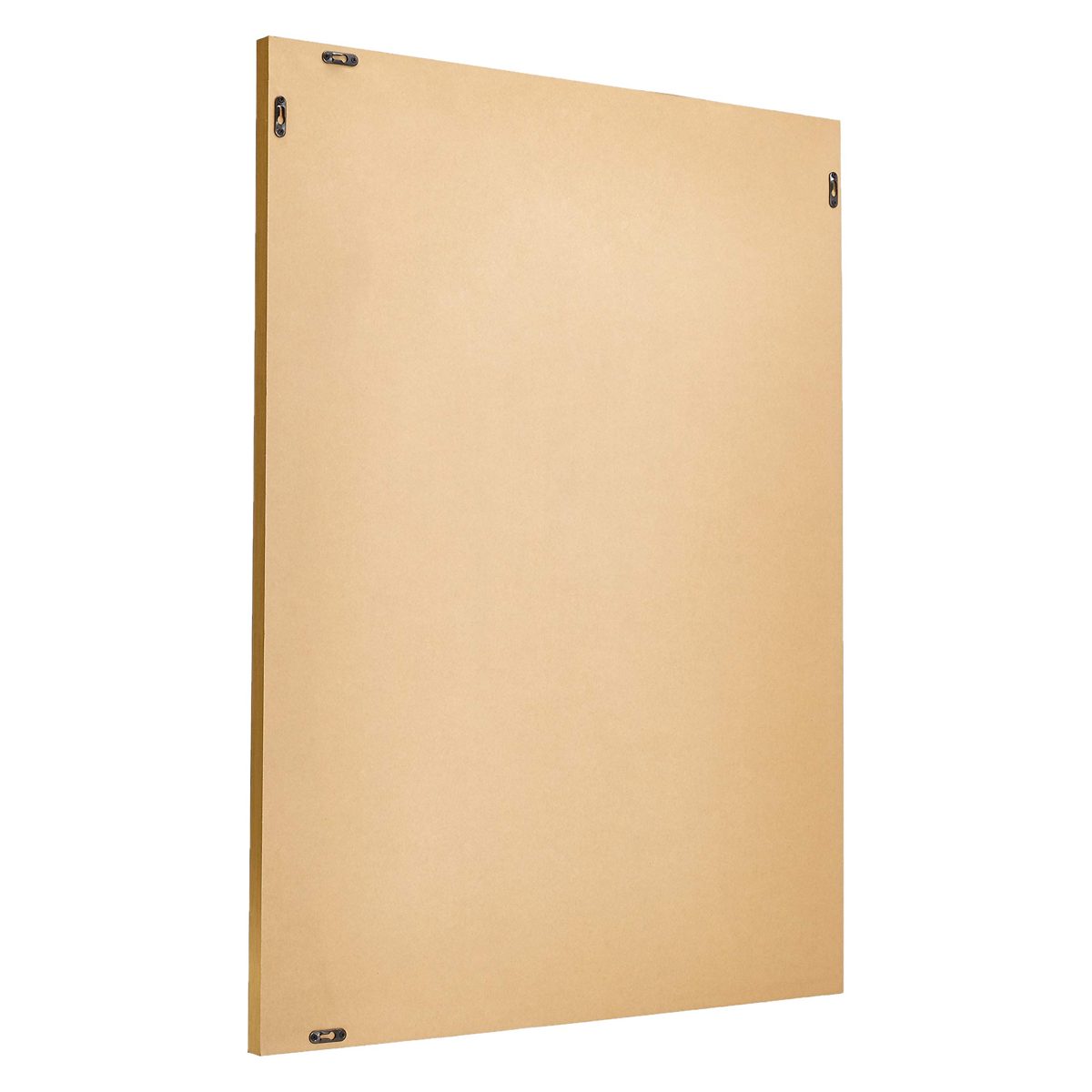Amazon Basics Rectangular Wall Mirror 30" x 40" - Peaked Trim, Brass