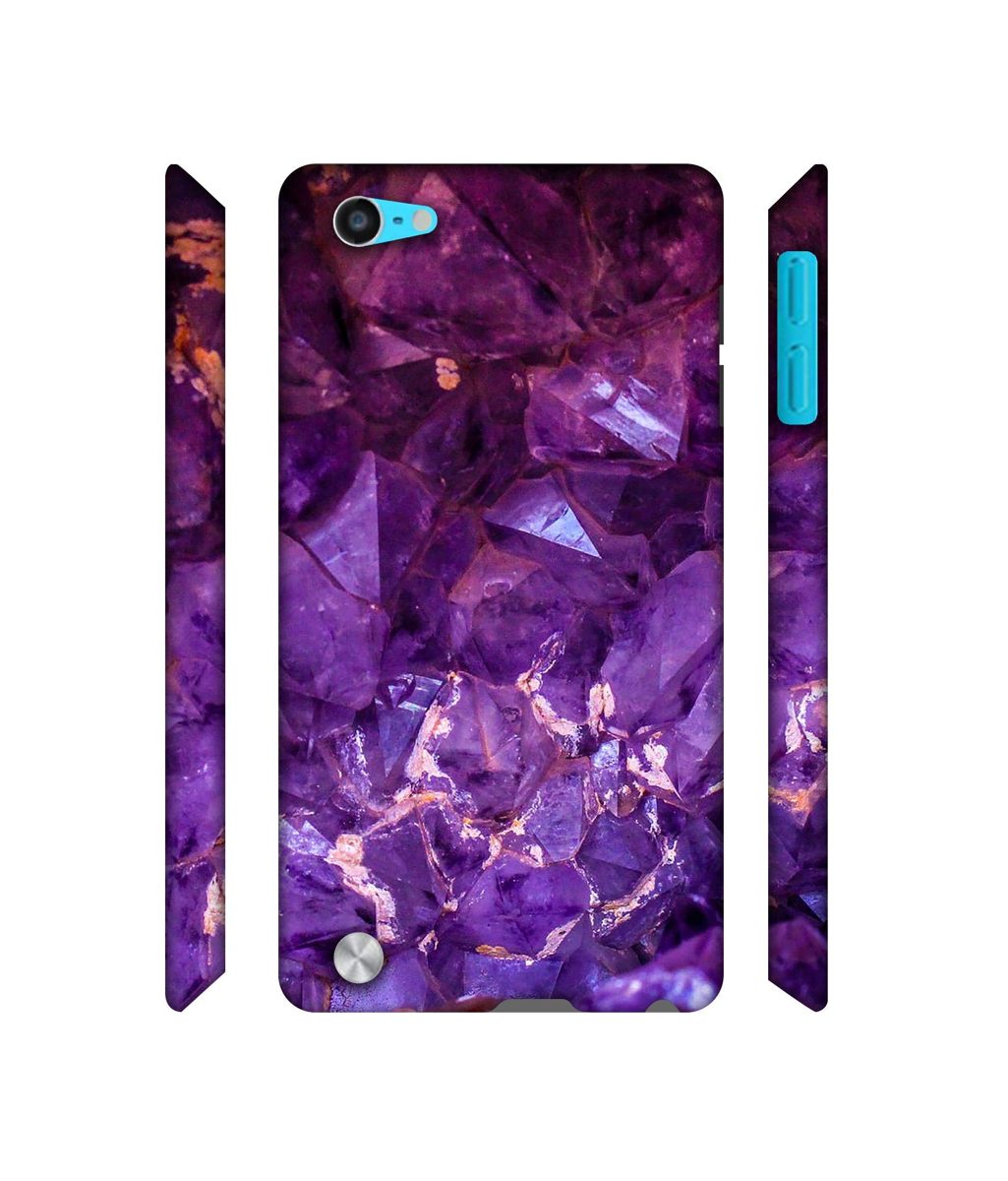 Amazon Brand - Solimo Designer Purpal Stone 3D Printed Hard Back Case Mobile Cover for Apple iPod Touch 5th Generation