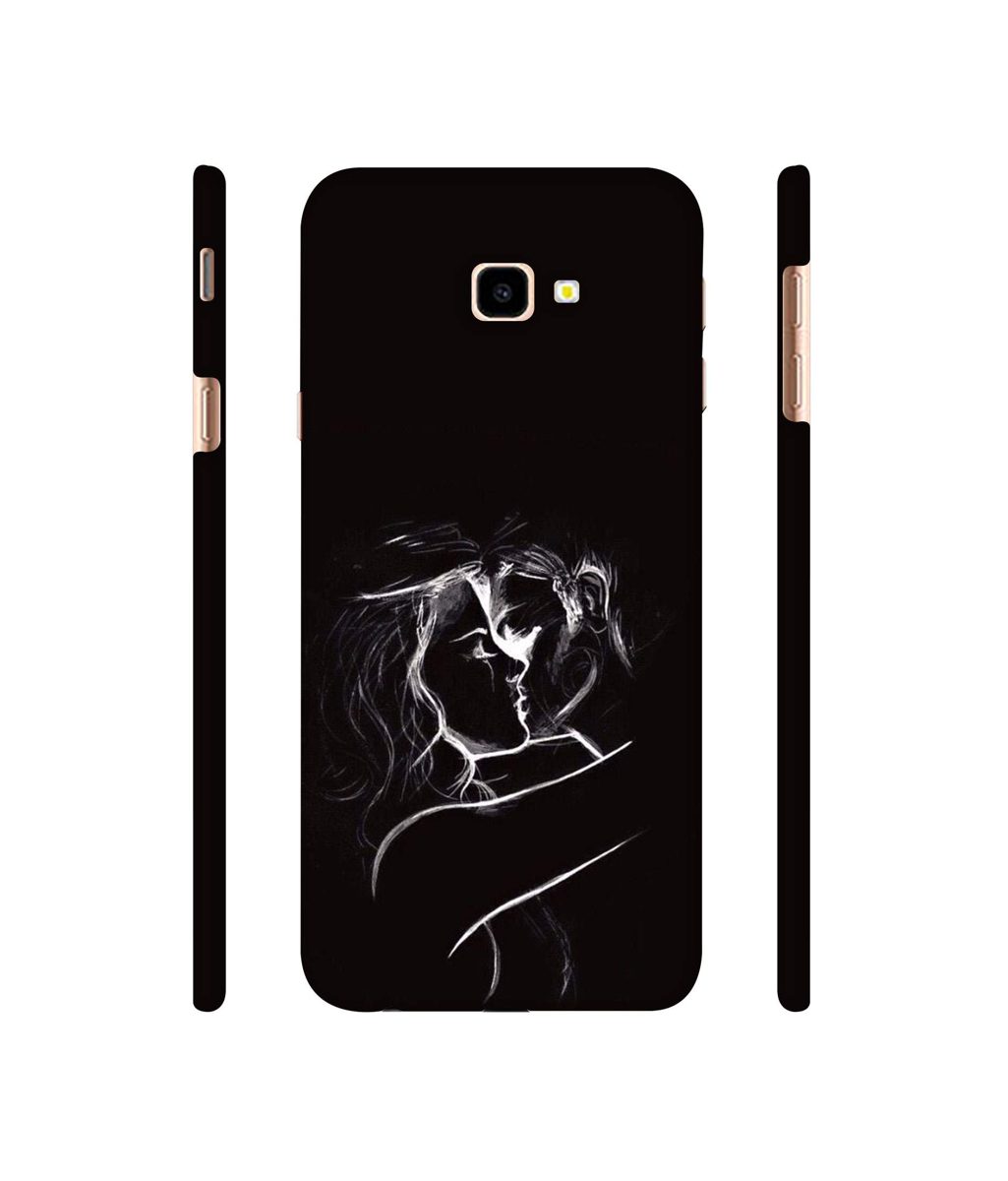 Amazon Brand - Solimo Designer Kissing Couple 3D Printed Hard Back Case Mobile Cover for Samsung Galaxy J4 Plus