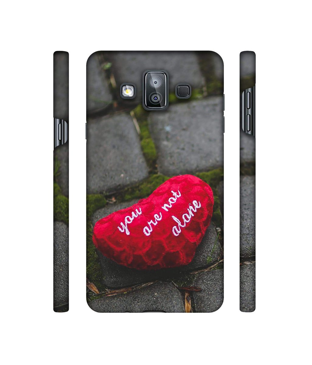 Amazon Brand - Solimo Designer You are Not Alone 3D Printed Hard Back Case Mobile Cover for Samsung Galaxy J7 Duo