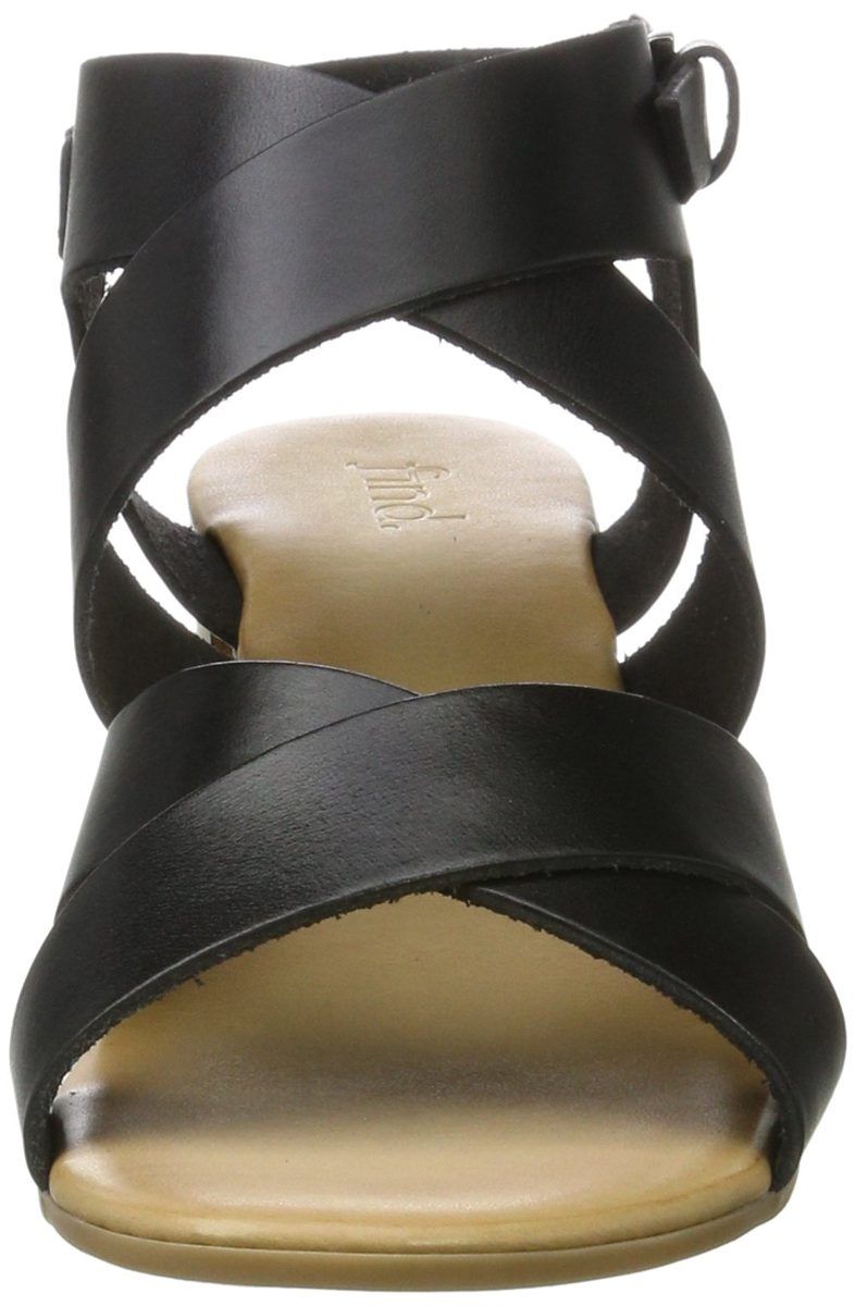 Amazon Brand: Finding Ladies Leather Strap Sandals