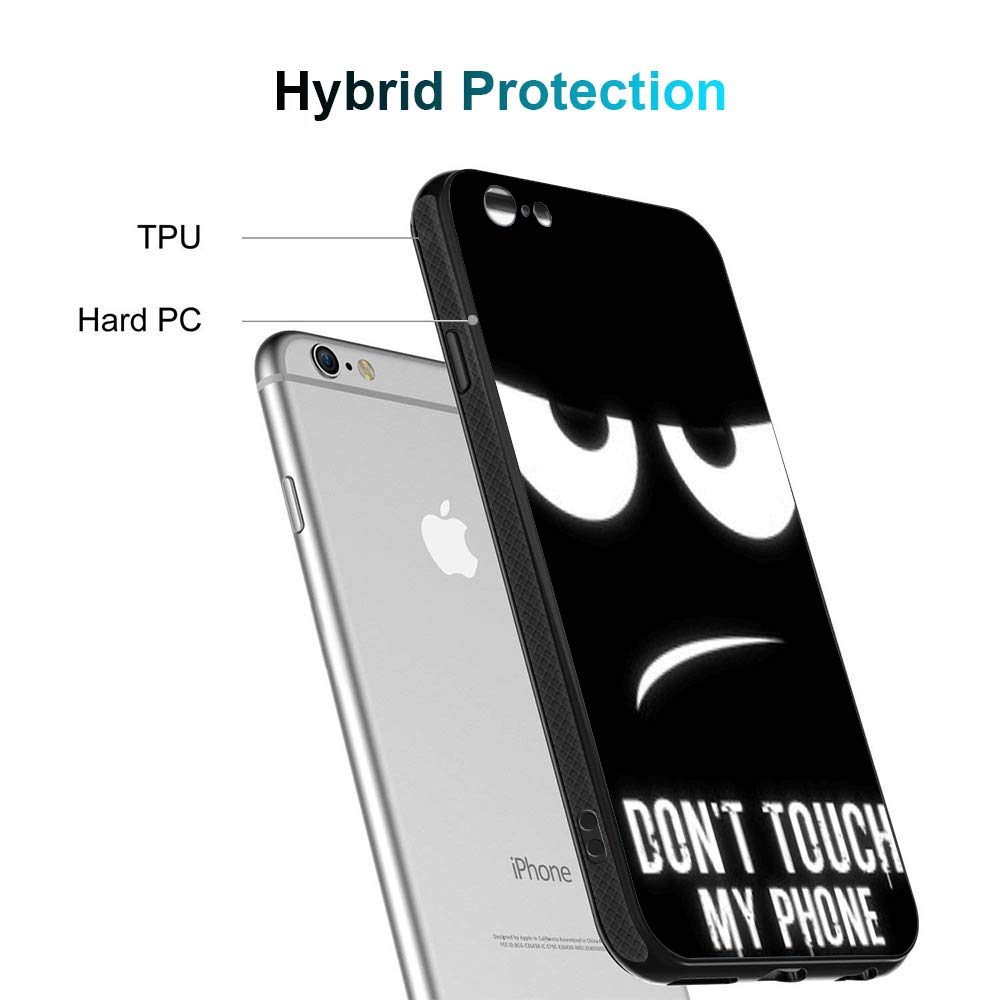 Amazon Brand - Solimo Designer Don't Touch My Mobile Printed Hard Back Case Mobile Cover for Apple iPhone 8/7 (D1153)