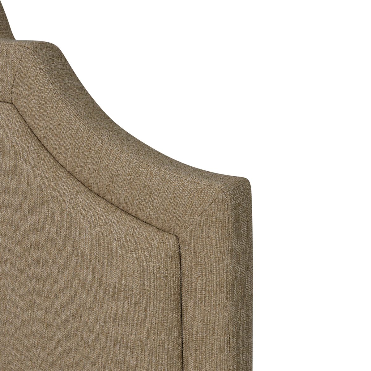 Amazon Brand – Ravenna Home Traditional Upholstered Headboard -Queen, 61.8 Inch, Flax Tan
