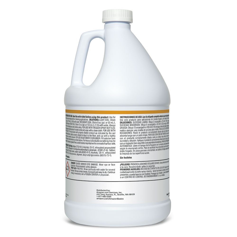 AmazonBasics Degreaser, Concentrate 1-Gallon, 4-Pack