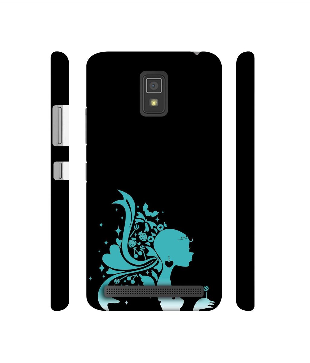Amazon Brand - Solimo Designer Lady Vector N 3D Printed Hard Back Case Mobile Cover for Lenovo A6600