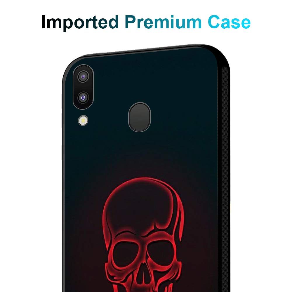 Amazon Brand - Solimo Designer Skull Printed Hard Back Case Mobile Cover for Samsung Galaxy M20 (D1186)