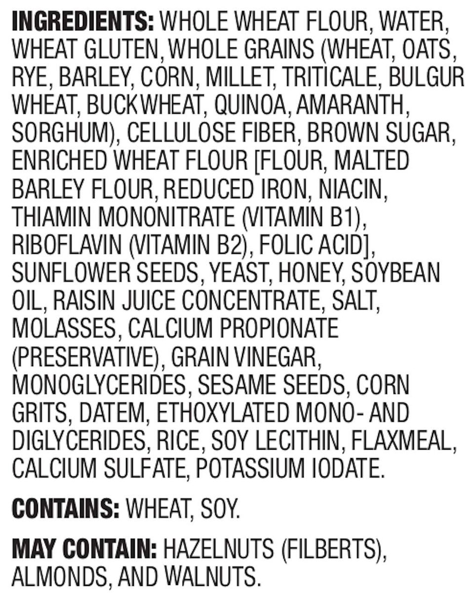 Happy Belly Multigrain Bread, 24 oz