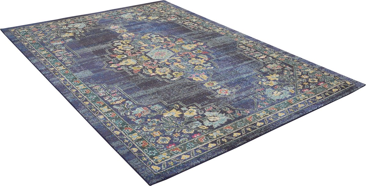 Stone & Beam Rug, 8'9" x 11'9", Blue, Navy, Multicolor
