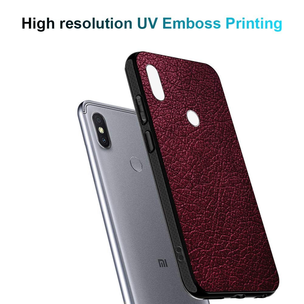 Amazon Brand - Solimo Designer Leather Texture Printed Hard Back Case Mobile Cover for Xiaomi Redmi Y2 (D286)