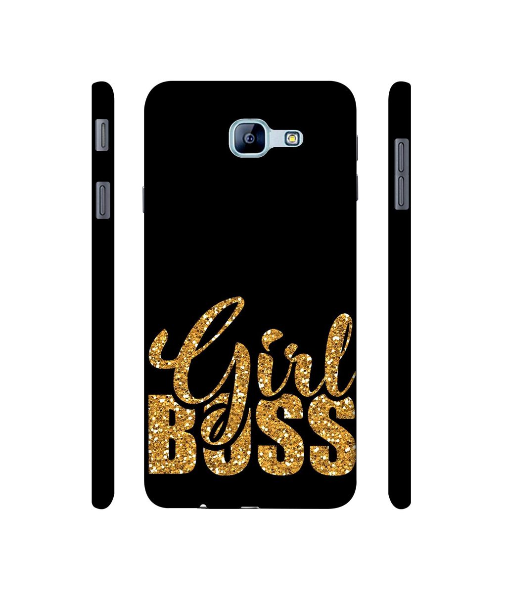 Amazon Brand - Solimo Designer Sparkle Girl Boss 3D Printed Hard Back Case Mobile Cover for Samsung Galaxy A8 (2016)