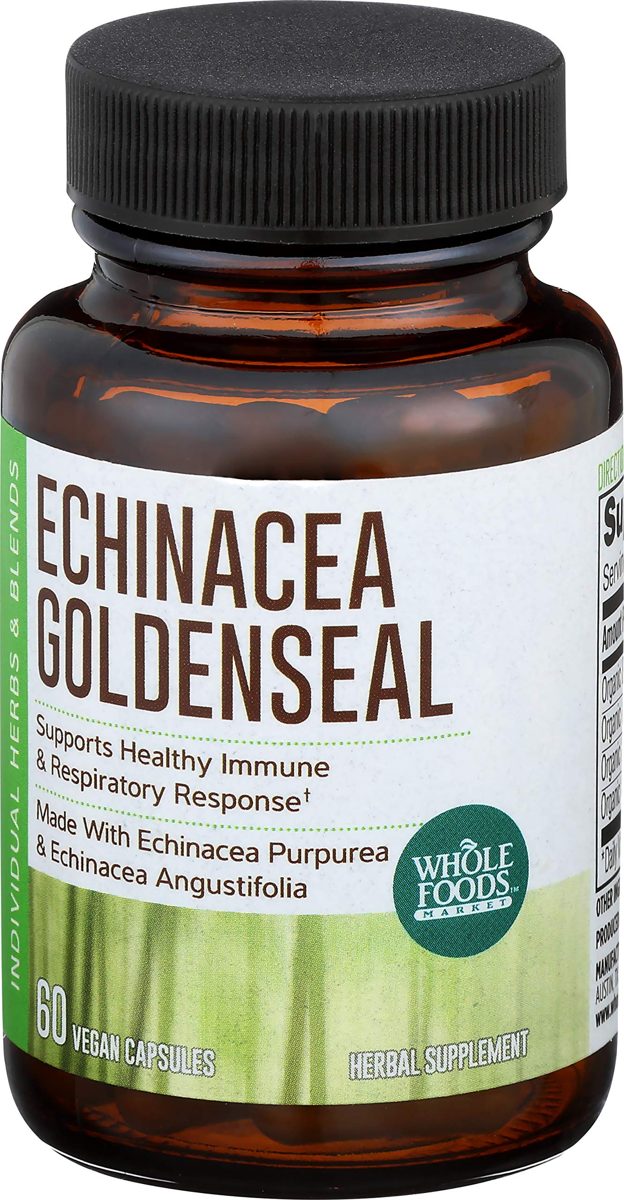 Whole Foods Market, Echinacea Goldenseal, 60 ct