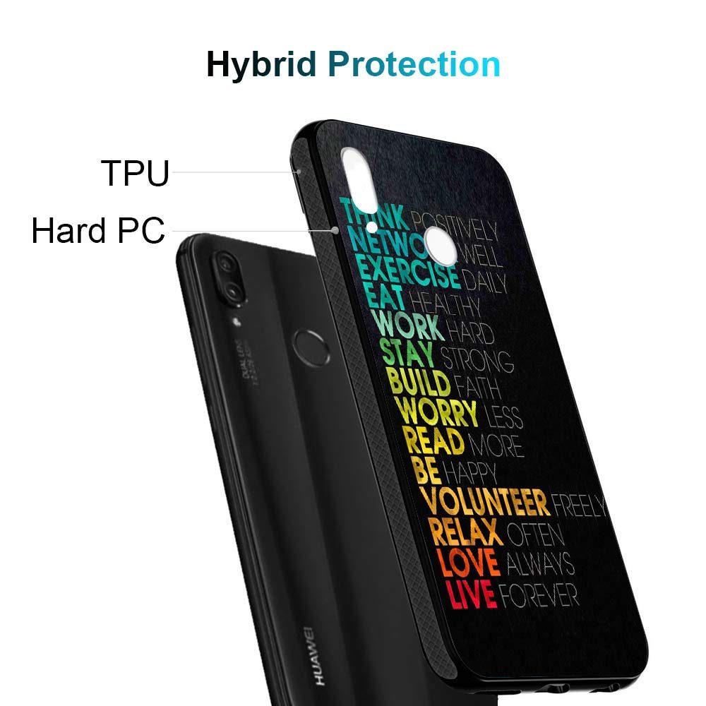 Amazon Brand - Solimo Designer Well Thought Printed Hard Back Case Mobile Cover for Huawei Nova 3i (D1190)